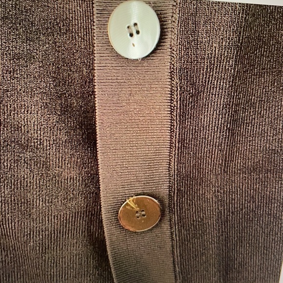 Theory Black rib crop cardi M - Picture 5 of 10